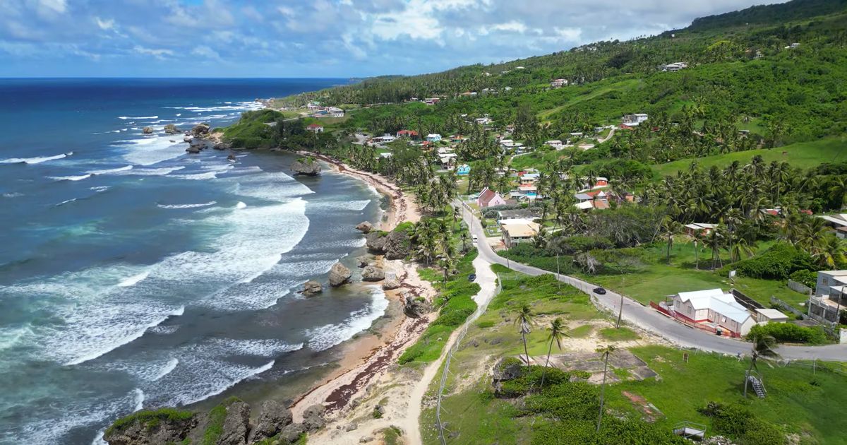Bathsheba Shoreline - Barbados By Drone