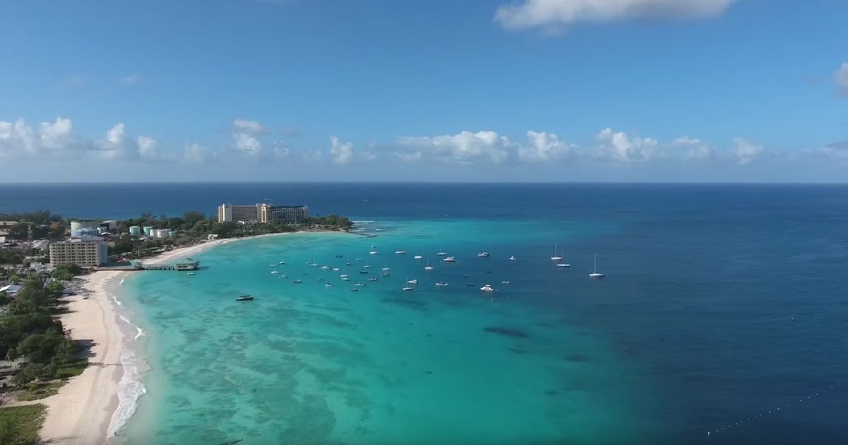 Brownes Beach - Barbados By Drone